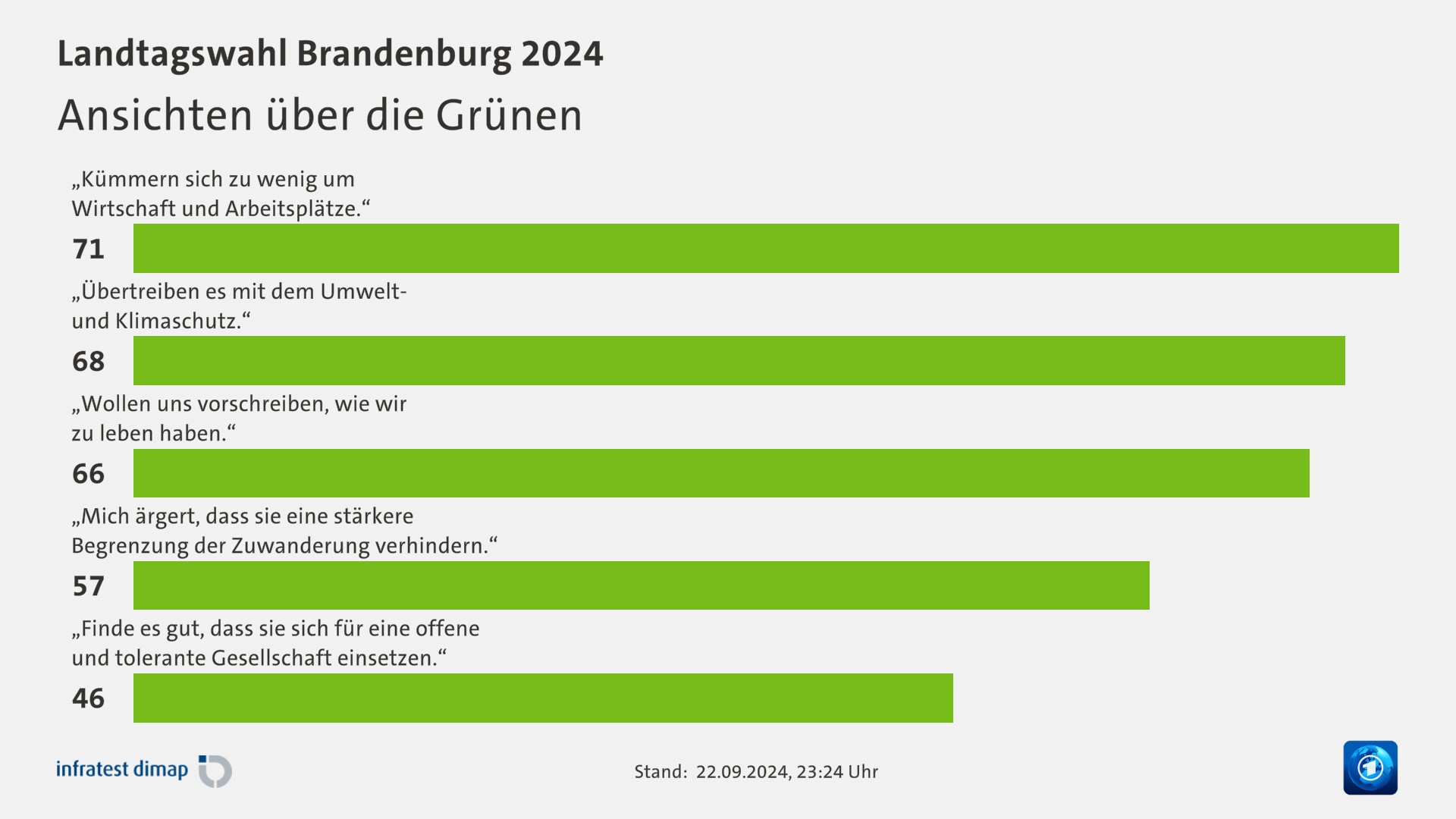 Ansichten über die Grünen